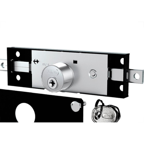 Fechadura Stam Para Porta De Aco Enrolar Tetra 1201