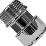 Extensao Latao Cromada Metais Rei 3/4'' Curta - Kit C/6 Pecas
