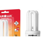 Lampada Compacta Ourolux 3U 15X220V. 6400K.