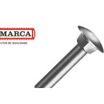 Parafuso Frances Zincado Com Porca Jomarca 5/16 X 4''