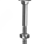 Parafuso Frances Zincado Com Porca Jomarca 1/2 X 2'' Caixa Com 50 Pecas