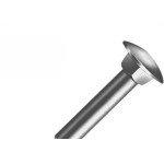 Parafuso Frances Zincado Com Porca Jomarca 1/2 X 2'' Caixa Com 50 Pecas