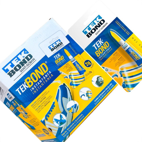 Cola Instantanea Tekbond 2G. Blister - Kit C/24 Pecas