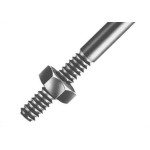 Parafuso Frances Zincado Com Porca Jomarca 1/2 X 8.1/2'' Caixa Com 25 Pecas