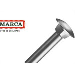 Parafuso Frances Zincado Com Porca Jomarca 1/2 X 8.1/2'' Caixa Com 25 Pecas