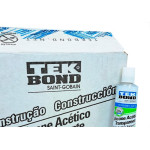Silicone Tekbond Acetico 50G. Construcao Transparente Colmeia - Caixa - Kit C/24 Pecas