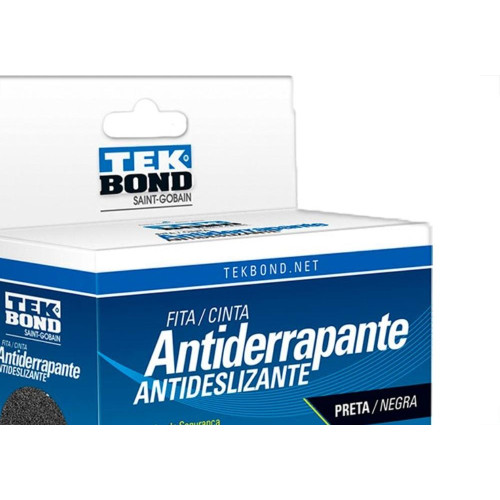 Fita Antiderrapante Tekbond Preta 50Mm X 5M