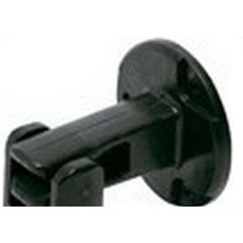 Fixador Porta Soprano Parede/Piso Pvc Preto - Kit C/12 Pecas