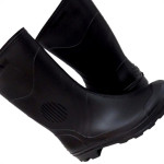 Bota Galocha Pega Forte Preta 323 No.41 Com Meia