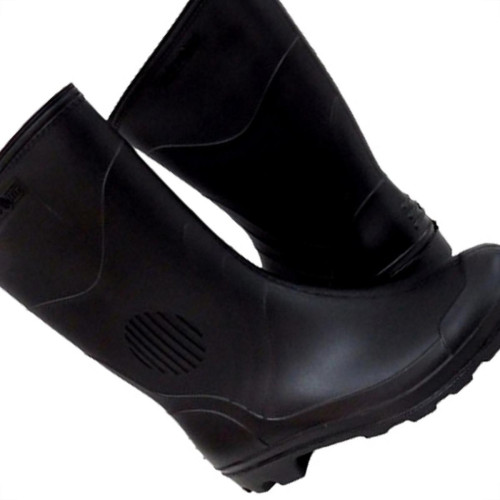 Bota Galocha Pega Forte Preta 323 No.41 Com Meia