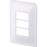 Placa Conjunto Modular Zeffia 4X2 - 3 Modulos Separados Horizontal 0183