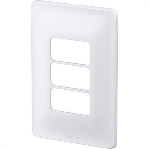 Placa Conjunto Modular Zeffia 4X2 - 3 Modulos Separados Horizontal 0183