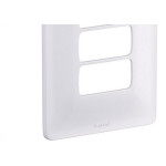 Placa Conjunto Modular Zeffia 4X2 - 3 Modulos Separados Horizontal 0183