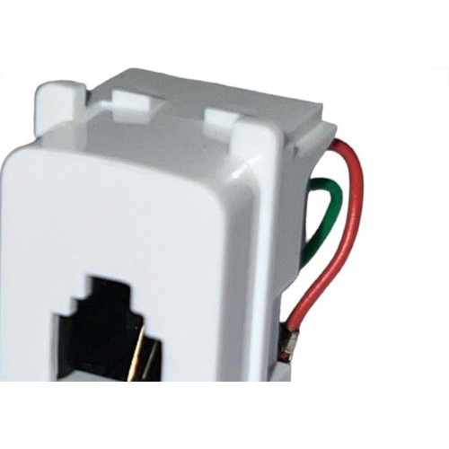 Modulo Pial Zeffia Tomada Rj-11 Branco - 680156