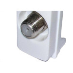 Modulo Pial Zeffia Conector Para Fio Coaxial Branco - 680157