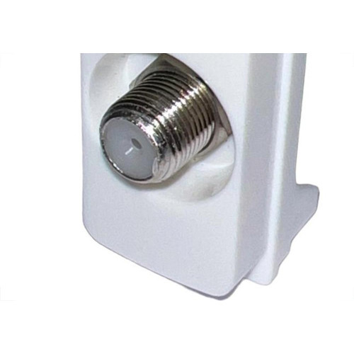 Modulo Pial Zeffia Conector Para Fio Coaxial Branco - 680157