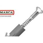 Parafuso Com Bucha 10 Cabeca Chata Reta Pacote Com 100 Pecas Jomarca (5,5 X 50Mm)