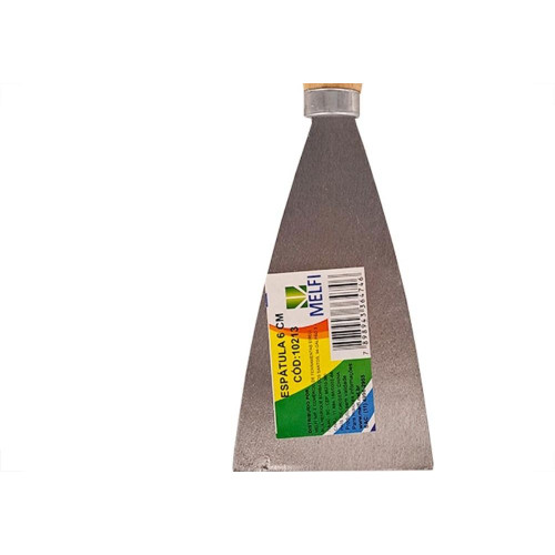 Espatula Melfi Aco Cabo Madeira 6Cm - 10213 - Kit C/12 Pecas