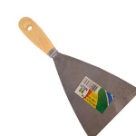Espatula Melfi Aco Cabo Madeira 10Cm - 10215 - Kit C/12 Pecas