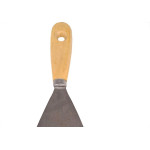 Espatula Melfi Aco Cabo Madeira 10Cm - 10215 - Kit C/12 Pecas