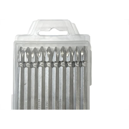 Ponteira Para Parafusadeira Melfi Ponta Dupla Phillips 100Mm Com 10 Pecas