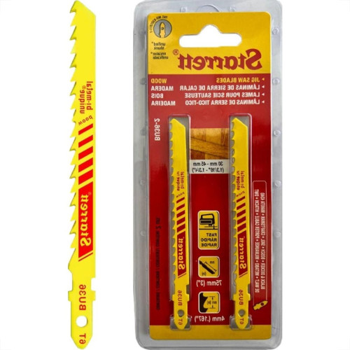 Serra Tico-Tico Lamina Starrett Madeira Bi-Metal Com 2 Pecas Bu36-2 - 75Mm - 6T