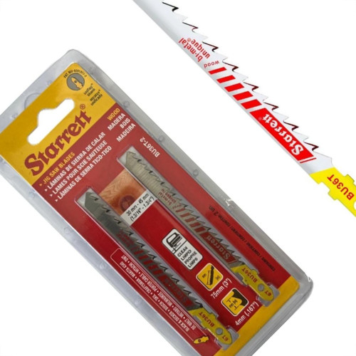Serra Tico-Tico Lamina Starrett Madeira Bi-Metal Com 2 Pecas Bu36T-2 - 75Mm - 6T