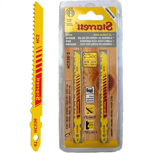 Serra Tico-Tico Lamina Starrett Madeira Bi-Metal Com 2 Pecas Hcu36-2 - 75Mm - 6T