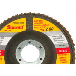 Disco Flap Starrett 4.1/2'' X 7/8''- Grao 60
