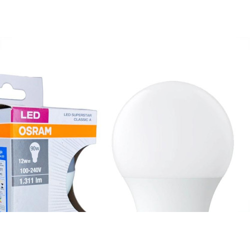 Lampada Led Bulbo Osram A-90 12W. 6500K.