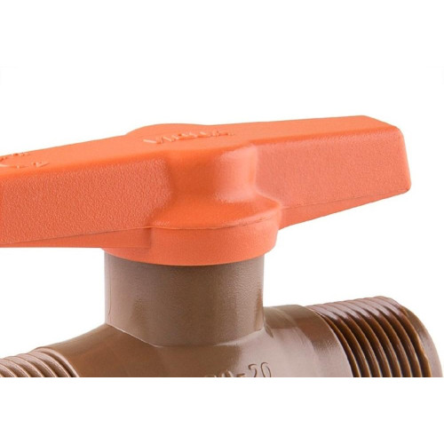 Registro Esfera Pvc Rosca Externa Viqua 3/4'' - Kit C/5 Pecas