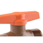 Registro Esfera Pvc Rosca Externa Viqua 1/2'' - Kit C/5 Pecas