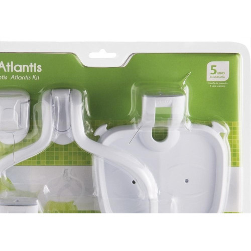 Acessorio Wc Viqua Atlantis Com 4 Pecas Branco