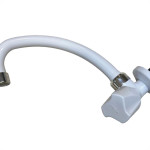 Torneira Bica Movel Pia Parede Abs Viqua Foz - C-40 Branca