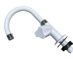 Torneira Bica Movel Lavatorio Abs Viqua Foz - C-40 - Branca