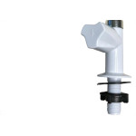 Torneira Bica Movel Lavatorio Abs Viqua Foz - C-40 - Branca