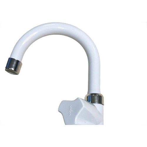 Torneira Bica Movel Lavatorio Abs Viqua Foz - C-40 - Branca
