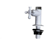 Torneira Bica Movel Lavatorio Abs Viqua Maruja - C-33 - Branca