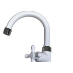 Torneira Bica Movel Lavatorio Abs Viqua Maruja - C-33 - Branca