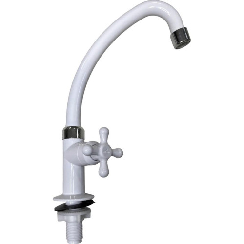 Torneira Bica Movel Pia Mesa Abs Viqua Maruja C-33 Branca