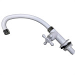 Torneira Bica Movel Pia Mesa Abs Viqua Maruja C-33 Branca