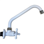 Torneira Bica Movel Pia Parede Abs Viqua Maruja - C-33 Branca