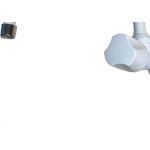 Torneira Bica Movel Pia Parede Abs Viqua Foz Horizontal - C-40 Branca