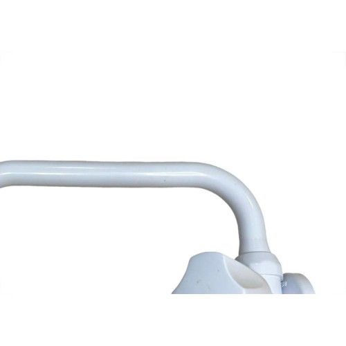 Torneira Bica Movel Pia Parede Abs Viqua Foz Horizontal - C-40 Branca