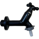 Torneira Jardim Abs Viqua Maruja C-33 - 1/2'' E 3/4'' Preta