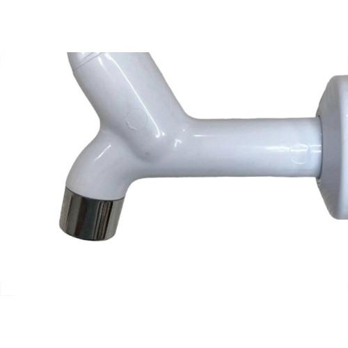 Torneira Tanque Abs Viqua Maruja C-33 - 10Cm - 1/2'' E 3/4'' Branca