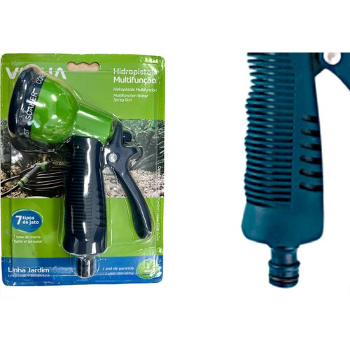 Esguicho Revolver Viqua Engate Rapido Multifuncao 7 Topos De Jato - 4000101