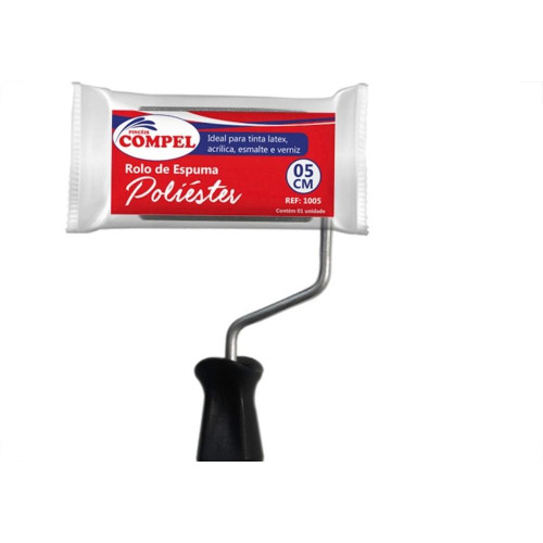 Rolo De Poliester Compel 5Cm - Kit C/12 Pecas