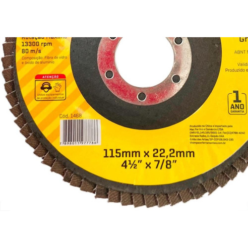 Disco Flap Thompson 4.1/2'' - Grao 60