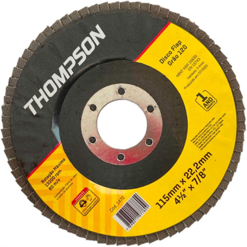 Disco Flap Thompson 4.1/2'' - Grao 120